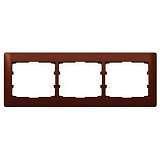Рамка 3-постовая Legrand Galea Life красное дерево 771983