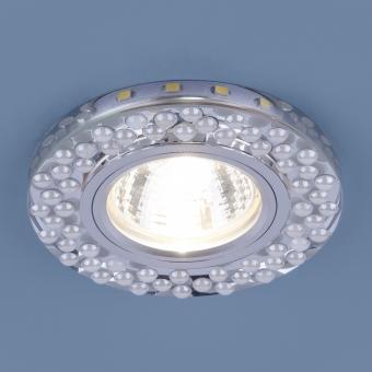 Встраиваемый светильник Elektrostandard 2194 MR16 SL/WH зеркальный/белый 4690389099298
