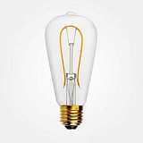 Лампа светодиодная E27 3W колба прозрачная 056-915