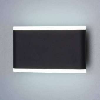 Уличный настенный светодиодный светильник Elektrostandard 1505 Techno Led Cover чёрный 4690389128073