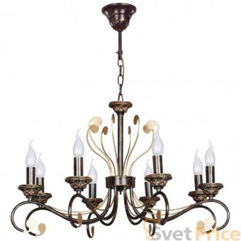 Подвесная люстра IDLamp Riccarda 261/8-Blackplatina