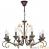 Подвесная люстра IDLamp Riccarda 261/8-Blackplatina