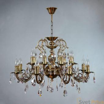 Подвесная люстра Ambiente Alicante 8888/8+8 PB Tear drop