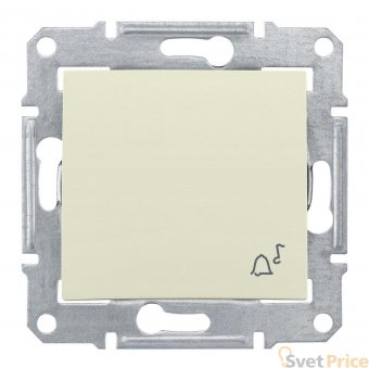 Выключатель кнопочный Звонок Schneider Electric Sedna 10A 250V SDN0800147