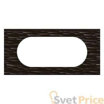 Рамка 4/5-модульная Legrand Celiane чёрный рельеф 069025