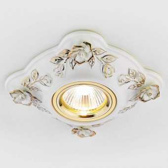 Встраиваемый светильник Ambrella light Desing D5504 W/GD