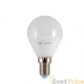 Лампа светодиодная E14 6,5W 4000K шар матовый LE-P45-6.5/E14/840 L130