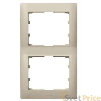 Рамка 2-постовая Legrand Galea Life титан 771406