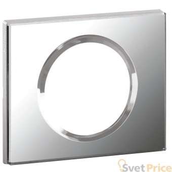 Рамка 1-постовая Legrand Celiane зеркало 069121