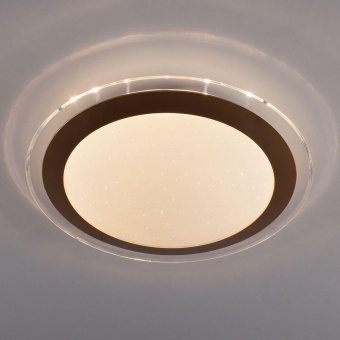 Потолочный светодиодный светильник Eurosvet Fusion 40002/1 LED матовое золото