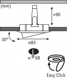 Встраиваемый светильник Paulmann Downlights Premium Line 98878