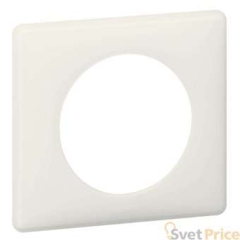 Рамка 1-постовая Legrand Celiane белая перкаль 066701