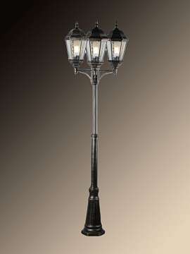 Садово-парковый светильник Arte Lamp Genova A1207PA-3BN