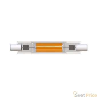 Лампа светодиодная (UL-00005062) Uniel R7s 7W 4000K прозрачная LED-J78-7W/4000K/R7s/CL GLZ07TR