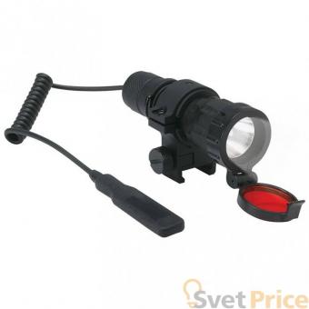 Тактический светодиодный фонарь Uniel (06597) от батареек 99х32 185 лм P-GL013-BB Black
