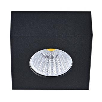 Потолочный светодиодный светильник Donolux DL18812/7W Black SQ