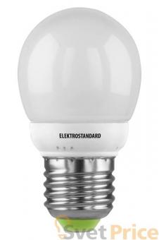 Лампа энергосберегающая Mini Globe E27 7W 4200К теплый 4690389017636