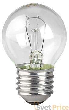 Лампа накаливания ЭРА E27 60W 2700K прозрачная ЛОН ДШ60-230-E27-CL