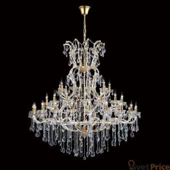 Каскадная люстра Crystal Lux Hollywood SP53 Gold