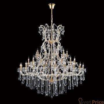Каскадная люстра Crystal Lux Hollywood SP53 Gold