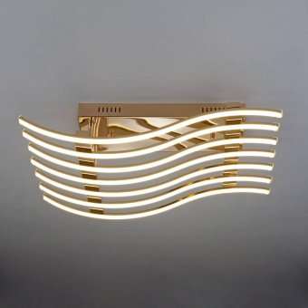 Потолочный светодиодный светильник Eurosvet Avery 90091/7 золото
