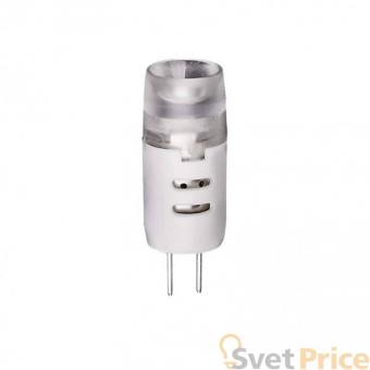 Лампа светодиодная (10032) G4 2W 3000K капсульная матовая LED-JC-2W/WW/G4/FR/S