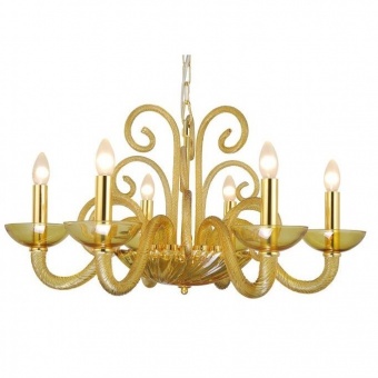 Подвесная люстра Crystal Lux Aelita SP6 Gold