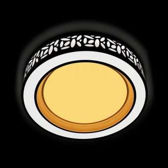 Потолочный светодиодный светильник Ambrella light Orbital Design F210 WH 96W D520