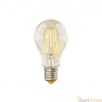 Лампа светодиодная филаментная диммируемая E27 8W 2800К прозрачная VG10-А1E27warm8W-FD 5489