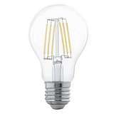 Лампа светодиодная филаментная Eglo E27 6W 2700К прозрачная 11501
