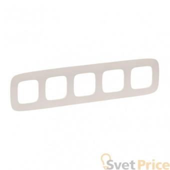 Рамка 5-постовая Legrand Valena Allure Слоновая кость 754315