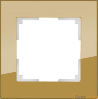 Рамка Favorit на 1 пост бронзовый WL01-Frame-01 4690389098567