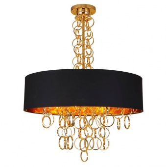 Подвесная люстра Crystal Lux Hilton SP8 Gold