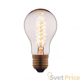 Лампа накаливания E27 60W груша прозрачная 1004