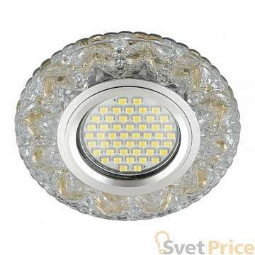 Встраиваемый светильник Fametto Luciole DLS-L146 Gu5.3 Glassy/Gold