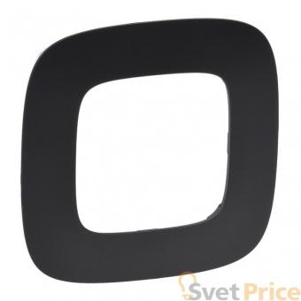 Рамка 1-постовая Legrand Valena Allure Матовый черный 754401