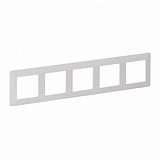 Рамка 5-постовая Legrand Valena Life Белая 754005