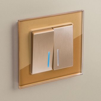 Рамка Favorit на 1 пост бронзовый WL01-Frame-01 4690389098567