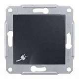 Розетка Schneider Electric Sedna с/з со шторками и крышкой 16A 250V SDN3100170