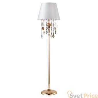 Торшер Crystal Lux Mercedes PT1 Gold/Color