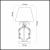 Настольная лампа Odeon Light Padma 2686/1T