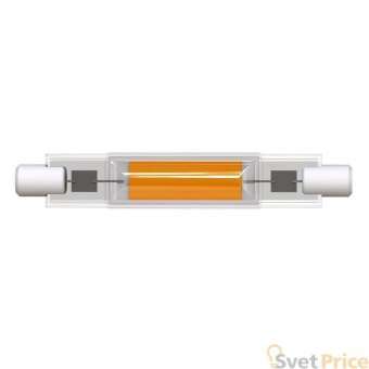 Лампа светодиодная (UL-00005061) Uniel R7s 7W 3000K прозрачная LED-J78-7W/3000K/R7s/CL GLZ07TR