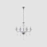 Подвесная люстра Crystal Lux Monica SP8 Chrome/Transparent