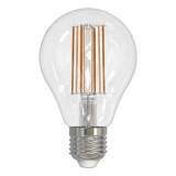 Лампа светодиодная филаментная (UL-00004871) Uniel E27 17W 4000K прозрачная LED-A70-17W/4000K/E27/CL PLS02WH