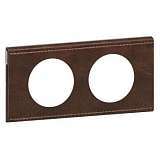 Рамка 2-постовая Legrand Celiane кожа текстура 069402