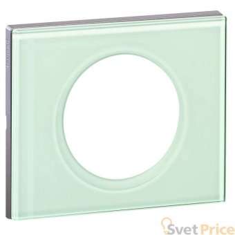 Рамка 1-постовая Legrand Celiane смальта белая глина 069311