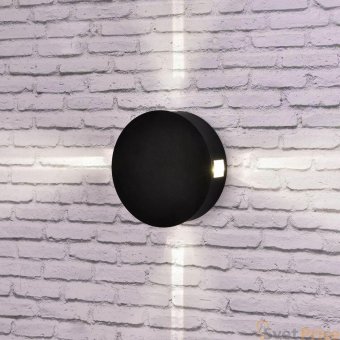Уличный настенный светодиодный светильник Elektrostandard 1545 Techno LED Beam черный 4690389121654