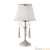 Настольная лампа Crystal Lux Ofelia LG1 White страна Испания Настольная лампа Crystal Lux Ofelia LG1 White
