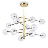 Подвесная люстра Ideal Lux Equinoxe SP12 Ottone Antico