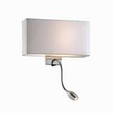 Настенный светильник Ideal Lux Hotel AP2 Bianco
